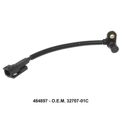 PartzBiz HD TR484897 - Twin Power OE Repl Crank Crankshaft Position Sensor for Harley Repl H-D# 32707-01C