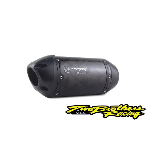 PartzBiz HD: 4402022-Two Brothers 005-4070107-S1B Black Carbon S1R Full System 13-19 Yamaha FZ07 594780