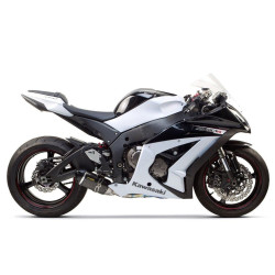 PartzBiz HD TBR005-4290405-S1 - ท่อสลิปออน Two Brothers 005-4290405-S1 Carbon Shorty S1R 16-19 Kawasaki ZX-10R 594763