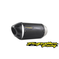 PartzBiz HD TBR005-4820405-S1 - Two Brothers 005-4820405-S1 Carbon S1R Slip On Muffler 17-19 Honda CBR 1000RR 594853