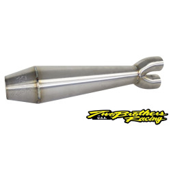PartzBiz HD TBR005-4970199-SG - Two Brothers 005-4960199-PSG Polished 2-Into-1 Gen-II Exhaust 18-19 Sport Glide 597773