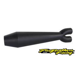 PartzBiz HD TBR005-4970199-BSG - Two Brothers 005-4970199-BSG Black 2-Into-1 Gen-II Exhaust 18-19 Sport Glide 597771