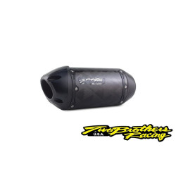 PartzBiz HD TBR005-5060407-S1B - Two Brothers 005-5060407-S1B Carbon S1R Slip On 18-19 Kawasaki Ninja EX400 594868