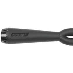 PartzBiz HD TBR005-5210199-B - Two Brothers Comp-S 2-1 Exhaust System Ceramic Black Harley Softail 00-17