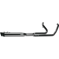 PartzBiz HD TBR005-46402-S - Two Brothers Racing 2-into-1 Comp-S Ghost Pipe Black Black Harley M8 FLH/T 597782 930-02155 005-46402-s 2 into 1 performance headers exhaust ceramic polished stainless steel milwaukee eight electra road street glide cvo upgrade best for davidson