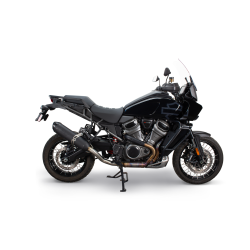 PartzBiz HD TBR005-5380409-B - Two Brothers Racing Black S1R Slip-On Muffler Harley Pan America 1250 21-Up