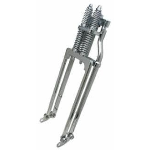 PartzBiz HD: 4401879-Ultima 117-75 Chrome +4" Springer Front End  1949-2004 Harley Sportster Custom bike motorcycle chopper vintage fork neck stem axle upgrade big twin frame 11775
