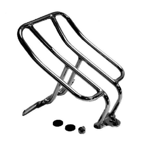 PartzBiz HD: 4401885-Ultima 121-19 Chrome 6x8 Plated Steel Luggage Rack for 94-15 Harley Sportster XL custom chopper motorcycle cargo storage bag holder mount accessories replacement 12120 1200 883