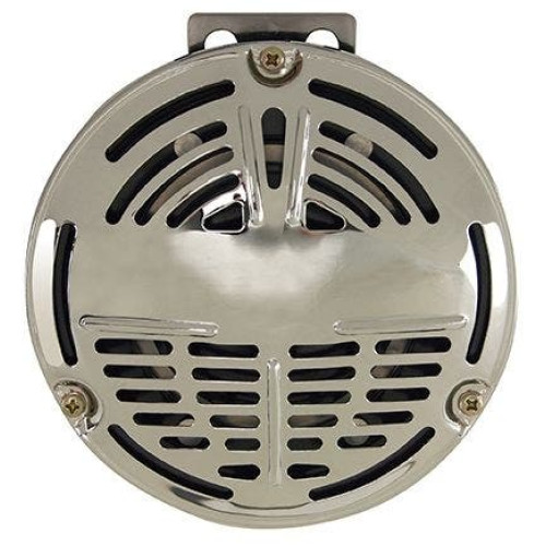 PartzBiz HD: 4401866-Ultima 16-18 Chrome Plated 12V Universal Horn w/ Cover Early Harley Style and Custom Models replacement oe honk best for safety electrical PartzBiz HD: 4401866-Ultima 16-18 Chrome Plated 12V Universal Horn w/ Cover Early Harley Style and Custom Models replacement oe honk best for safety electrical