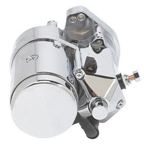 PartzBiz HD: 4401831-Ultima 2.4kw Side Post Chrome Thunderfire Heavy Duty Starter สำหรับ 89-06 Big Twin PartzBiz HD: 4401831-Ultima 2.4kw Side Post Chrome Thunderfire Heavy Duty Starter สำหรับ 89-06 Big Twin