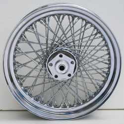 PartzBiz HD MW36-341 - Ultima 36-341 Chrome 80 Spoke Front 16"x 3" Dual Disc Wheel for Harley FL 73-84 chopper classic old school wire custom bagger replacement best for performance motorcycle PartzBiz HD MW36-341 - Ultima 36-341 Chrome 80 Spoke Front 16"x 3" Dual Disc Wheel for Harley FL 73-84 chopper classic old school wire custom bagger replacement best for performance motorcycle