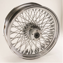 PartzBiz HD MW36-414 - Ultima 36-503 Chrome 80 Spoke Rear Wheel w/ Billet Hub 18”x 8.50” 1" Axle PartzBiz HD MW36-414 - Ultima 36-503 Chrome 80 Spoke Rear Wheel w/ Billet Hub 18”x 8.50” 1" Axle