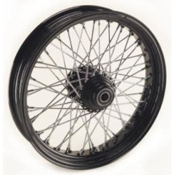 PartzBiz HD MW36-651 - Ultima 36-651 Black / Chrome Billet 60 Spoke 18 x 3.5" Single Disk Front Wheel 1" Axle 00-07 Harley Davidson Custom Chopper Bike Motorcycle Rim Classic Upgrade Replacement PartzBiz HD MW36-651 - Ultima 36-651 Black / Chrome Billet 60 Spoke 18 x 3.5" Single Disk Front Wheel 1" Axle 00-07 Harley Davidson Custom Chopper Bike Motorcycle Rim Classic Upgrade Replacement