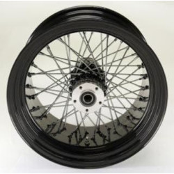PartzBiz HD MW36-661 - Ultima 36-661 Black / Chrome Billet 60 Spoke 18 x 10.5" Rear Wheel 1" Axle 00-07 Harley Davidson Custom Chopper Bike Motorcycle Rim Classic Upgrade Replacement PartzBiz HD MW36-661 - Ultima 36-661 Black / Chrome Billet 60 Spoke 18 x 10.5" Rear Wheel 1" Axle 00-07 Harley Davidson Custom Chopper Bike Motorcycle Rim Classic Upgrade Replacement