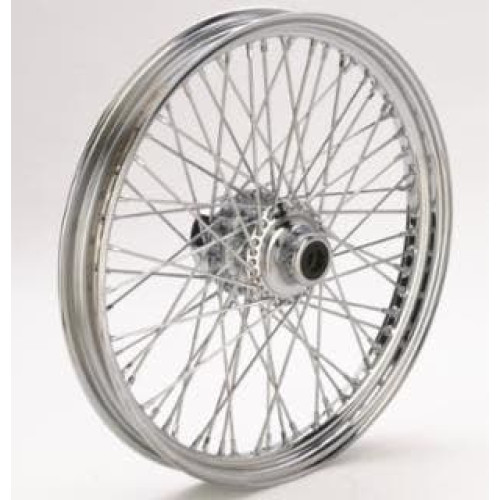 PartzBiz HD: 4401783-Ultima 36-961 Chrome 60 Spoke Front Wheel w/ Billet Hub 21” x 2.15” Harley Custom Chopper Upgrade Replacement Rim Spokes Softail PartzBiz HD: 4401783-Ultima 36-961 Chrome 60 Spoke Front Wheel w/ Billet Hub 21” x 2.15” Harley Custom Chopper Upgrade Replacement Rim Spokes Softail