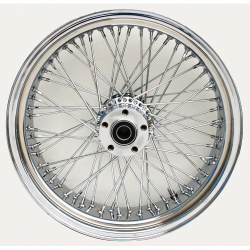PartzBiz HD: 4401785-Ultima 36-970 Chrome 60 Spoke Rear Wheel w/ Billet Hub 16‚Äùx 3.5‚Äù 1" Axle