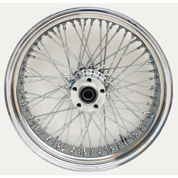 PartzBiz HD MW36-969 - Ultima 36-970 Chrome 60 Spoke Rear Wheel w/ Billet Hub 18”x 5.50” 1" Axle PartzBiz HD MW36-969 - Ultima 36-970 Chrome 60 Spoke Rear Wheel w/ Billet Hub 18”x 5.50” 1" Axle