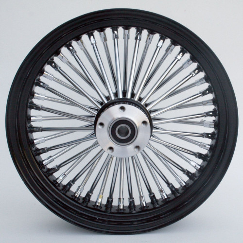 PartzBiz HD: 4401750-Ultima 37-521 Black Fat King 48 Spoke Rear Wheel 18"x3.5" Custom Harley PartzBiz HD: 4401750-Ultima 37-521 Black Fat King 48 Spoke Rear Wheel 18"x3.5" Custom Harley