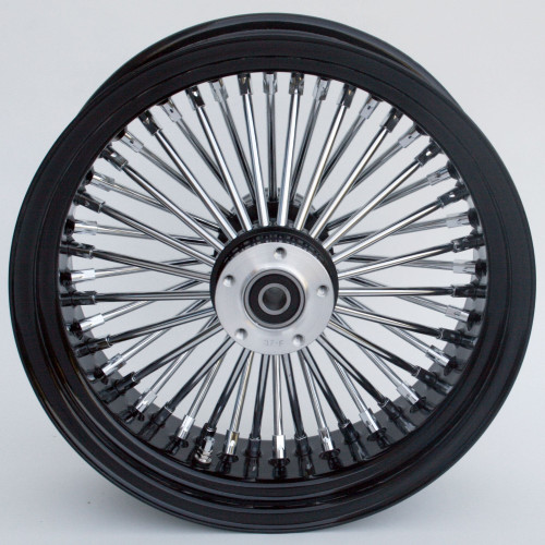 PartzBiz HD: 4401760-Ultima 37-539 Black Fat King 48 Spoke Rear Wheel 16"x5.5" Custom Harley PartzBiz HD: 4401760-Ultima 37-539 Black Fat King 48 Spoke Rear Wheel 16"x5.5" Custom Harley
