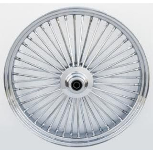 PartzBiz HD: 4401761-Ultima 37-540 Chrome 48 King Spoke 26 x 3.5" Rear Single Disk Wheel 1" Axle 00-07 Harley Davidson Custom Chopper Bike Motorcycle Rim Classic Upgrade Replacement 