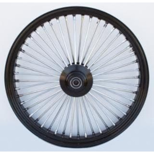 PartzBiz HD: 4401762-Ultima 37-541 Black Fat King 48 Spoke Front Wheel w/ Billet Hub 26"x3.5" Single PartzBiz HD: 4401762-Ultima 37-541 Black Fat King 48 Spoke Front Wheel w/ Billet Hub 26"x3.5" Single