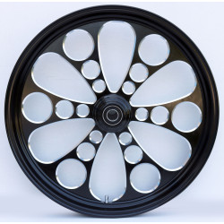 PartzBiz HD MW37-644 - Ultima 37-644 Kool Kat 21"x2.15" Black Cut CNC Front Motorcycle Wheel Single Rotor PartzBiz HD MW37-644 - Ultima 37-644 Kool Kat 21"x2.15" Black Cut CNC Front Motorcycle Wheel Single Rotor