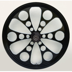 PartzBiz HD MW37-646 - Ultima 37-646 Kool Kat 21x3.5" Black Cut CNC Front Motorcycle Wheel Single Rotor custom billet upgrade rim harley davidson bilke chopper best aftermarket PartzBiz HD MW37-646 - Ultima 37-646 Kool Kat 21x3.5" Black Cut CNC Front Motorcycle Wheel Single Rotor custom billet upgrade rim harley davidson bilke chopper best aftermarket