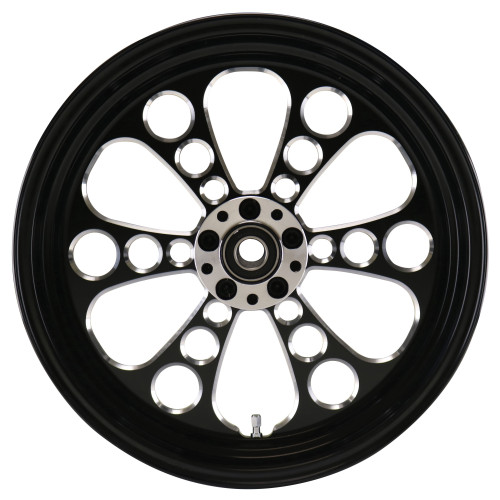 PartzBiz HD: 4401686-Ultima 37-653 Kool Kat 18"x3.5" Black Cut CNC Rear Motorcycle Wheel Harley PartzBiz HD: 4401686-Ultima 37-653 Kool Kat 18"x3.5" Black Cut CNC Rear Motorcycle Wheel Harley