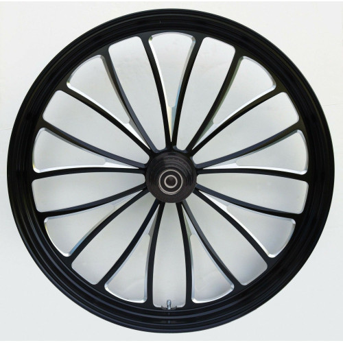 PartzBiz HD: 4401690-Ultima 37-664 Black Manhattan Aluminum Front Wheel 21"x2.15" Single Rotor PartzBiz HD: 4401690-Ultima 37-664 Black Manhattan Aluminum Front Wheel 21"x2.15" Single Rotor