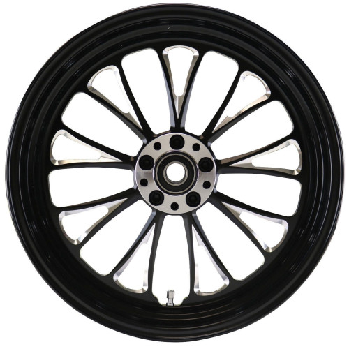 PartzBiz HD: 4401699-Ultima 37-674 Black Manhattan Aluminum Rear Wheel 18"x5.5" Custom Harley PartzBiz HD: 4401699-Ultima 37-674 Black Manhattan Aluminum Rear Wheel 18"x5.5" Custom Harley