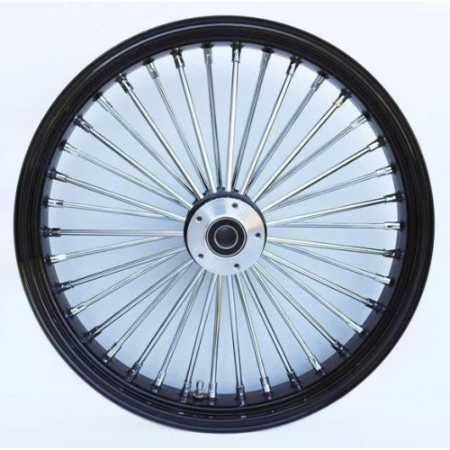 PartzBiz HD: 4401675-Ultima 37-754 Chrome & Black 38 King Spoke 21 x 3.5 Dual Disc Front Wheel Harley Davidson Custom Chopper Bike Motorcycle Rim Classic Upgrade Replacement PartzBiz HD: 4401675-Ultima 37-754 Chrome & Black 38 King Spoke 21 x 3.5 Dual Disc Front Wheel Harley Davidson Custom Chopper Bike Motorcycle Rim Classic Upgrade Replacement
