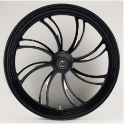 PartzBiz HD MW37-825 - Ultima 37-825 Black Cut Vortex Front Motorcycle Wheel 21"x3.5" Dual Rotor PartzBiz HD MW37-825 - Ultima 37-825 Black Cut Vortex Front Motorcycle Wheel 21"x3.5" Dual Rotor