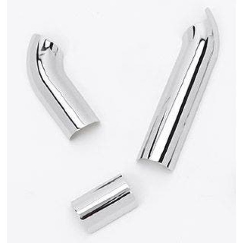 PartzBiz HD: 4401640-Ultima 60-311 Chrome Three Piece Heatshield Kits for Big Growl Exhaust Pipes PartzBiz HD: 4401640-Ultima 60-311 Chrome Three Piece Heatshield Kits for Big Growl Exhaust Pipes
