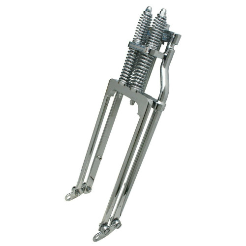 PartzBiz HD: 4401529-Ultima Chrome -4" Stock Length 1" Neck Springer Front End Custom Harley 117-68