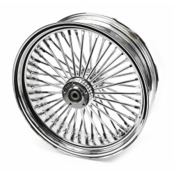 PartzBiz HD MW37-510 - Ultima 48 King Fat Spoke 18 5.5 Front Wheel Single Disc Harley Custom Chopper 37-510 PartzBiz HD MW37-510 - Ultima 48 King Fat Spoke 18 5.5 Front Wheel Single Disc Harley Custom Chopper 37-510