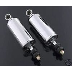 PartzBiz HD MW116-233 - Ultima 116-233 Chrome Adjustable Rear Shocks Absorbers kit 00-19 Harley Davidson Softail FXST Night Train Springer Duce Custom Aftermarket Performance Suspension Upgrade Replacement Absorbers PartzBiz HD MW116-233 - Ultima 116-233 Chrome Adjustable Rear Shocks Absorbers kit 00-19 Harley Davidson Softail FXST Night Train Springer Duce Custom Aftermarket Performance Suspension Upgrade Replacement Absorbers