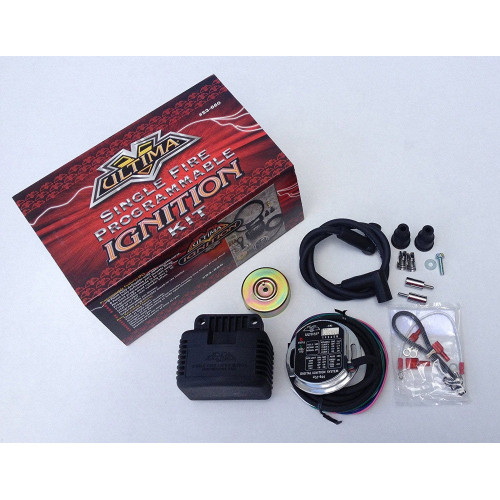 PartzBiz HD: 4401477-Ultima Single Fire Programmable Ignition Coil Kit Harley Evo Big Twin & XL 70-99 PartzBiz HD: 4401477-Ultima Single Fire Programmable Ignition Coil Kit Harley Evo Big Twin & XL 70-99