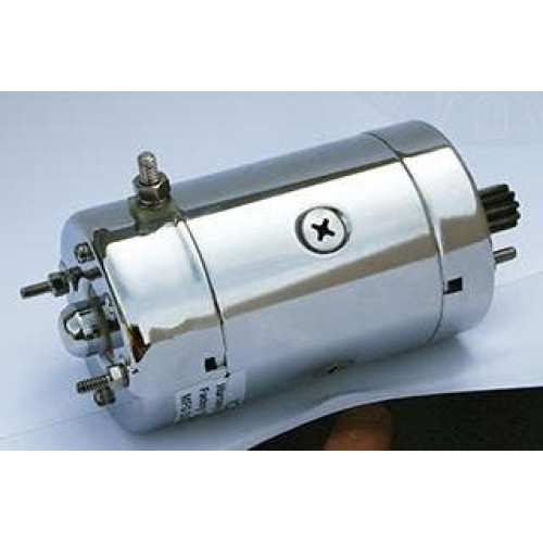 PartzBiz HD: 4401478-Ultima Starter Chrome for 66-88 BIG TWIN 1.4KW | 70-139