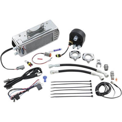 PartzBiz HD: 4401484-UltraCool SMT-2C Chrome Fan Cooled Plug N Play Oil Cooler kit 09-16 Harley-Davidson Touring street แผนที่ electra glide king FLH FLT 0713-0203 07130203 PartzBiz HD: 4401484-UltraCool SMT-2C Chrome Fan Cooled Plug N Play Oil Cooler kit 09-16 Harley-Davidson Touring street แผนที่ electra glide king FLH FLT 0713-0203 07130203