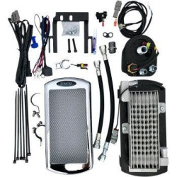 PartzBiz HD DS07130155 - UltraCool ST-1C ชุดออยคูลเลอร์สแตนเลส 01-17 Harley-Davidson Softail FLST FLS FXST FXS 0713-0155 07130155