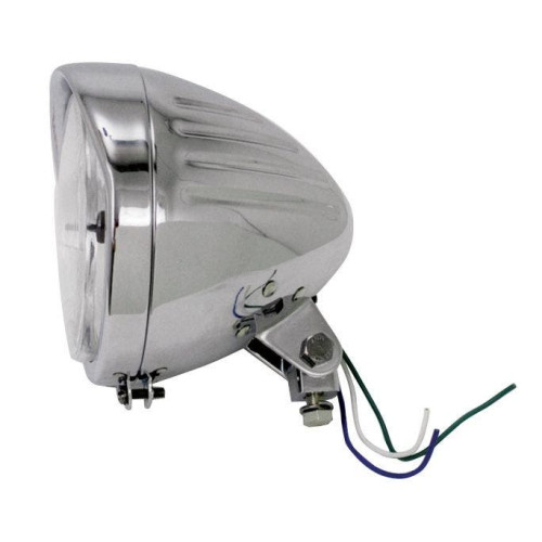 PartzBiz HD: 4401473-V-Factor 11032 5-3/4" Ribbed Style Headlight Assy Custom Harley Metric 12V 55W Harley Davidson PartzBiz HD: 4401473-V-Factor 11032 5-3/4" Ribbed Style Headlight Assy Custom Harley Metric 12V 55W Harley Davidson