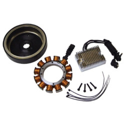 PartzBiz HD MU17850 - Mid USA V-Factor 17850 Performance 32 Amp Charging System 70-99 Harley-Davidson Big Twin Cam Touring Bagger Dresser Softail Dyna Sportster PartzBiz HD MU17850 - Mid USA V-Factor 17850 Performance 32 Amp Charging System 70-99 Harley-Davidson Big Twin Cam Touring Bagger Dresser Softail Dyna Sportster