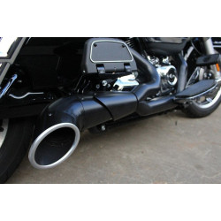 PartzBiz HD VT29-0049 - V-Twin 2-in-1 Turnout Exhaust Header Set สีดำ Harley Milwaukee Eight 17-20 PartzBiz HD VT29-0049 - V-Twin 2-in-1 Turnout Exhaust Header Set สีดำ Harley Milwaukee Eight 17-20