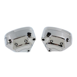 PartzBiz HD VT23-0581 - V-Twin 23-0581 ชุดคาลิปเปอร์ลูกสูบหน้าโครเมียม 4 ลูกสูบ Harley FLT Touring 00-07 PartzBiz HD VT23-0581 - V-Twin 23-0581 ชุดคาลิปเปอร์ลูกสูบหน้าโครเมียม 4 ลูกสูบ Harley FLT Touring 00-07