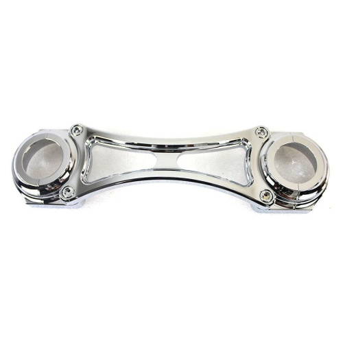 PartzBiz HD: 4401286-V-Twin 24-1419 41mm Chrome Front Fork Brace Harley FXST FXDWG 99-13 bodywork wind shield deflector davidson electra road street glide king