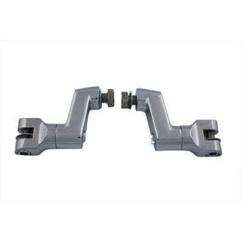 PartzBiz HD: 4401278-V-Twin 27-0617 Chrome 2" Offset Footpeg Mount Kit 3" Extension Custom Harley chopper forward pegs highway PartzBiz HD: 4401278-V-Twin 27-0617 Chrome 2" Offset Footpeg Mount Kit 3" Extension Custom Harley chopper forward pegs highway