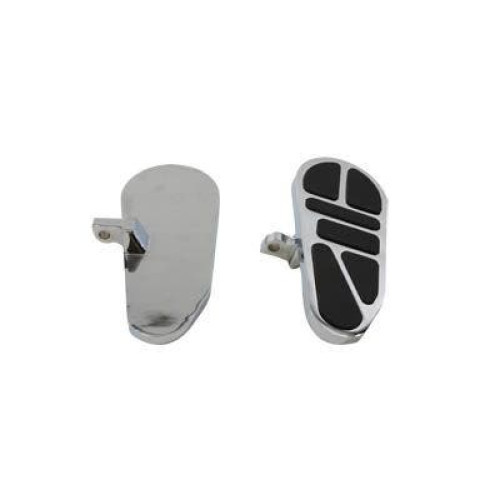 PartzBiz HD: 4401279-V-Twin 27-0793 Billet Chrome Mini Floorboard Foot Rest Universal Harley Custom 