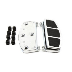 PartzBiz HD VT27-1054 - V-Twin 27-1054 Billet Chrome Floorboard ที่วางเท้า Board Harley FL 1941-84 PartzBiz HD VT27-1054 - V-Twin 27-1054 Billet Chrome Floorboard ที่วางเท้า Board Harley FL 1941-84