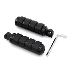 PartzBiz HD VT27-1457 - V-Twin 27-1457 สีดำ Small Cats Paw ที่วางเท้าแผ่นยาง Harley Davidson หมุดมอเตอร์ไซค์หลังการขาย Custom chopper bike Blackout Replacement Upgrade 5091590T 4911098 5013095A PartzBiz HD VT27-1457 - V-Twin 27-1457 สีดำ Small Cats Paw ที่วางเท้าแผ่นยาง Harley Davidson หมุดมอเตอร์ไซค์หลังการขาย Custom chopper bike Blackout Replacement Upgrade 5091590T 4911098 5013095A