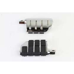 PartzBiz HD VT27-2107 - V-Twin 27-2107 Chrome Double Wide Lions Paw Footpeg ชุด Harley Davidson Universal รถจักรยานยนต์จักรยานที่กำหนดเอง chopper หมุด PartzBiz HD VT27-2107 - V-Twin 27-2107 Chrome Double Wide Lions Paw Footpeg ชุด Harley Davidson Universal รถจักรยานยนต์จักรยานที่กำหนดเอง chopper หมุด